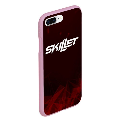 Чехол для iPhone 7Plus/8 Plus матовый Skillet, цвет розовый - фото 3