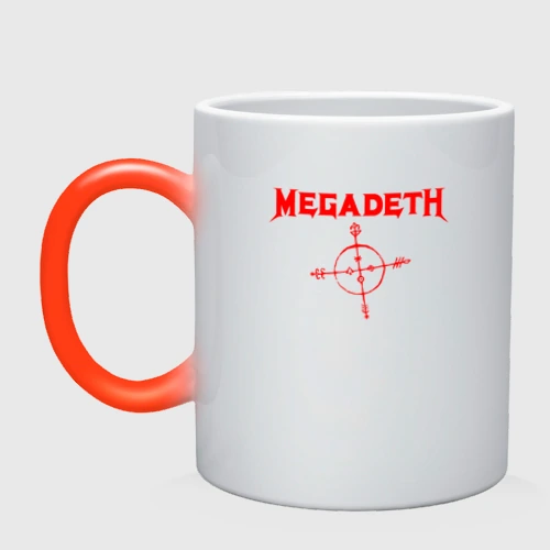 Кружка хамелеон Megadeth