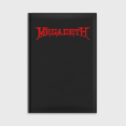 Ежедневник Megadeth красное лого