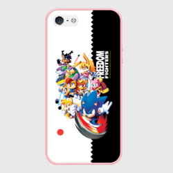 Чехол для iPhone 5/5S матовый Соник