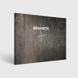 Холст прямоугольный Megadeth Мегадеф