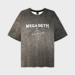 Мужская футболка oversize 3D Megadeth Мегадеф