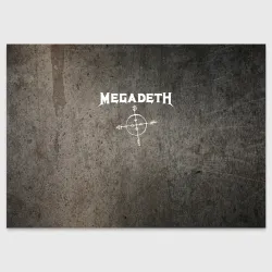 Поздравительная открытка Megadeth Мегадеф
