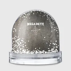 Игрушка Снежный шар Megadeth Мегадеф