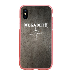 Чехол для iPhone XS Max матовый Megadeth Мегадеф