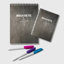 Блокнот Megadeth Мегадеф