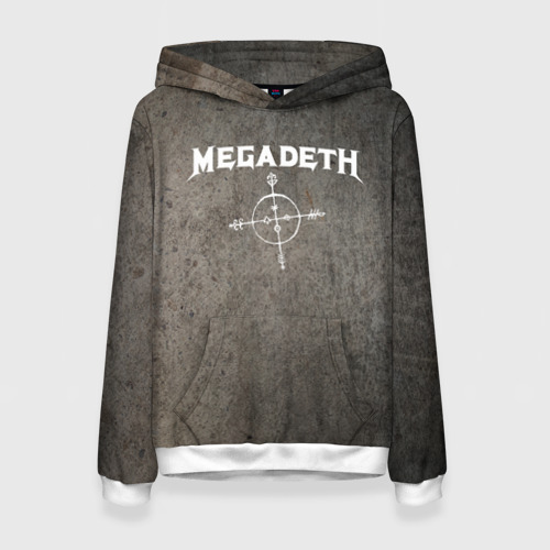 Женская толстовка 3D Megadeth Мегадеф, цвет 3D печать
