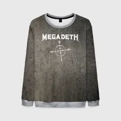 Мужской свитшот 3D Megadeth Мегадеф