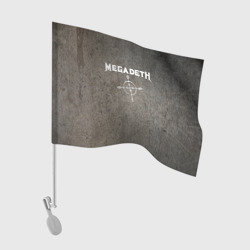 Флаг для автомобиля Megadeth Мегадеф