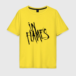 Мужская футболка хлопок Oversize In Flames Ин Флеймс