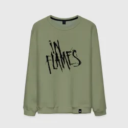 Мужской свитшот хлопок In Flames Ин Флеймс