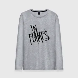 Мужской лонгслив хлопок In Flames Ин Флеймс
