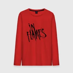 Мужской лонгслив хлопок In Flames Ин Флеймс