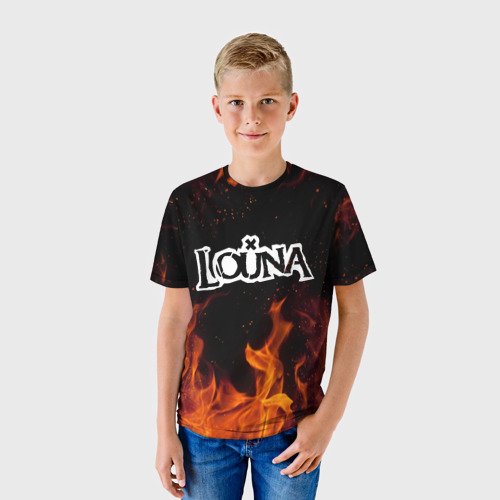 Детская футболка 3D Louna Tracktor Bowling, цвет 3D печать - фото 3
