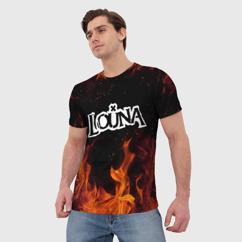 Мужская футболка 3D Louna Tracktor Bowling, цвет 3D печать - фото 3