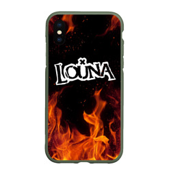 Чехол для iPhone XS Max матовый Louna Tracktor Bowling