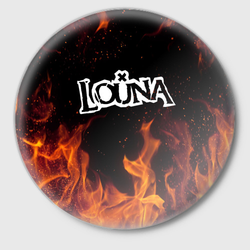 Значок Louna Tracktor Bowling, цвет белый