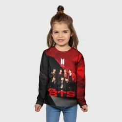 Детский лонгслив 3D BTS - фото 2