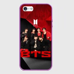 Чехол для iPhone 5/5S матовый BTS