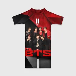 Детский купальный костюм 3D BTS