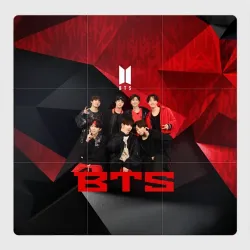 Магнитный плакат 3Х3 BTS