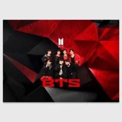 Поздравительная открытка BTS