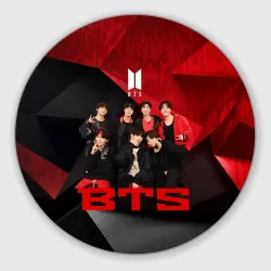 Круглый коврик для мышки BTS