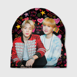 Шапка 3D BTS: Юнмины Чимин и Юнги