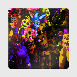 Магнит виниловый Квадрат Five Nights At Freddy's