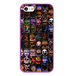 Чехол для iPhone 5/5S матовый Five Nights At Freddy's