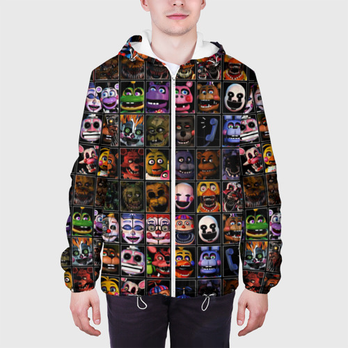 Мужская куртка 3D Five Nights At Freddy's, цвет 3D печать - фото 4