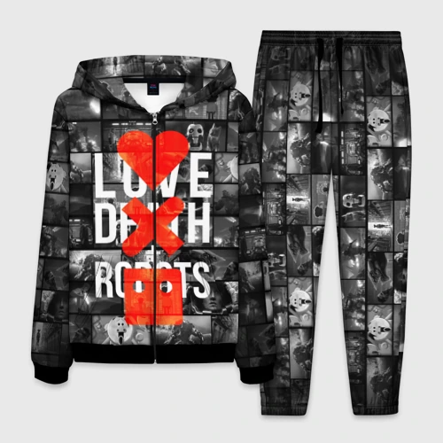 Мужской костюм 3D Love death robots LDR
