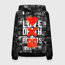 Женская толстовка 3D Love death robots LDR