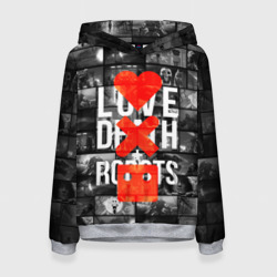 Женская толстовка 3D Love death robots LDR