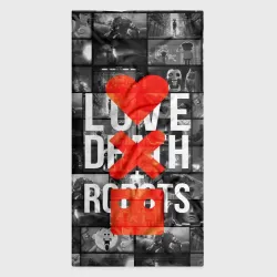 Бандана-труба 3D Love death robots LDR - фото 7