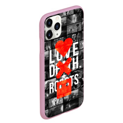 Чехол для iPhone 11 Pro Max матовый Love death robots LDR - фото 2