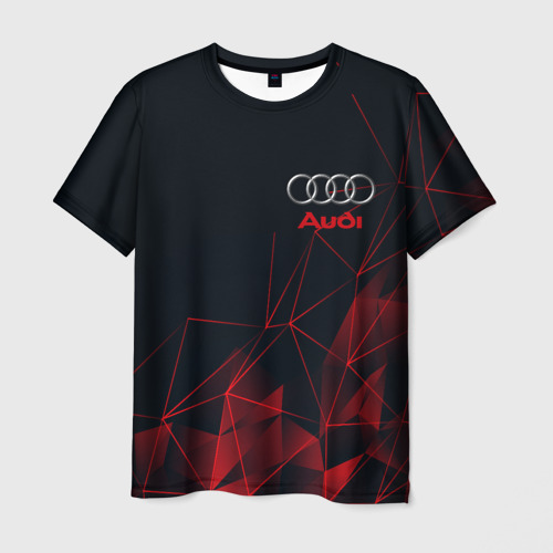 Мужская футболка 3D Audi Ауди, цвет 3D печать