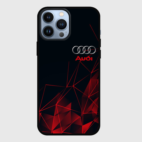 Чехол для iPhone 13 Pro Max с принтом Audi Ауди, вид спереди №1