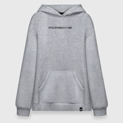 Худи SuperOversize хлопок Porsche black logo