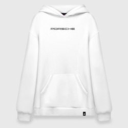 Худи SuperOversize хлопок Porsche black logo