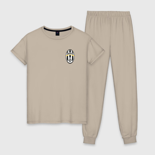 Женская пижама хлопок Juventus, цвет миндальный