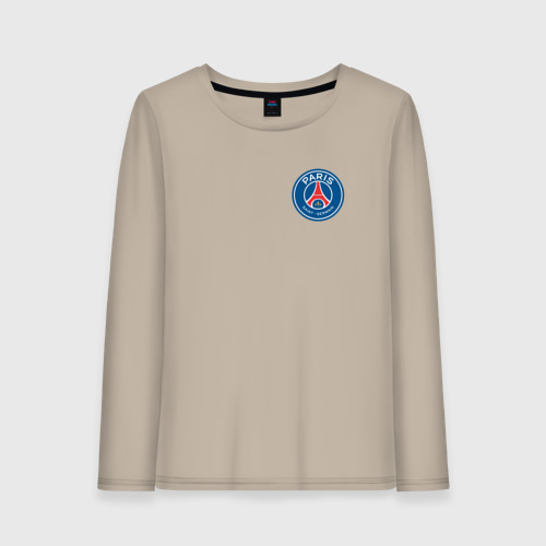 Женский лонгслив хлопок Paris Saint-Germain Football, цвет миндальный