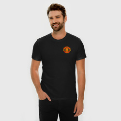 Мужская футболка хлопок Slim Манчестер Юнайтед Manchester united - фото 2