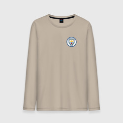 Мужской лонгслив хлопок Манчестер Сити мини логотип