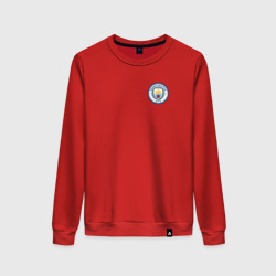 Женский свитшот хлопок Манчестер Сити мини логотип