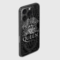 Чехол для iPhone 16 Pro силиконовый с защитой камеры Queen Квин - фото 2