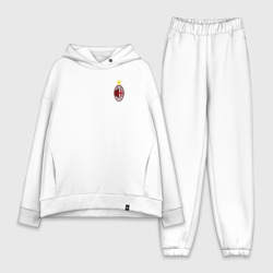 Женский костюм хлопок Oversize AC Milan emblem