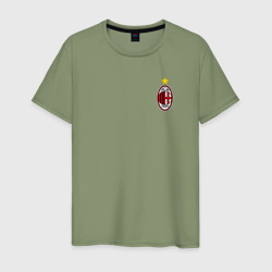 Мужская футболка хлопок AC Milan emblem