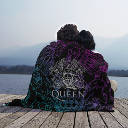 Плед 3D Queen Freddie Mercury, цвет 3D (велсофт) - фото 3