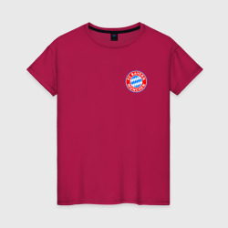 Женская футболка хлопок Bayern Munchen mini logo